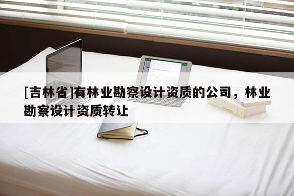 [吉林省]有林業勘察設計資質的公司，林業勘察設計資質轉讓