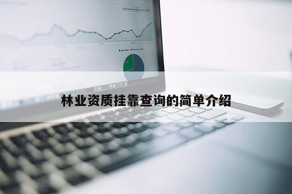 林業(yè)資質(zhì)掛靠查詢的簡單介紹
