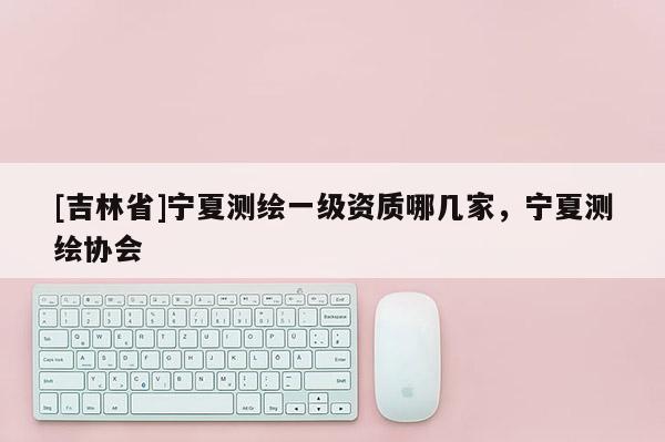[吉林省]寧夏測繪一級資質哪幾家，寧夏測繪協會