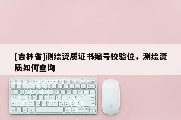 [吉林省]測繪資質證書編號校驗位，測繪資質如何查詢