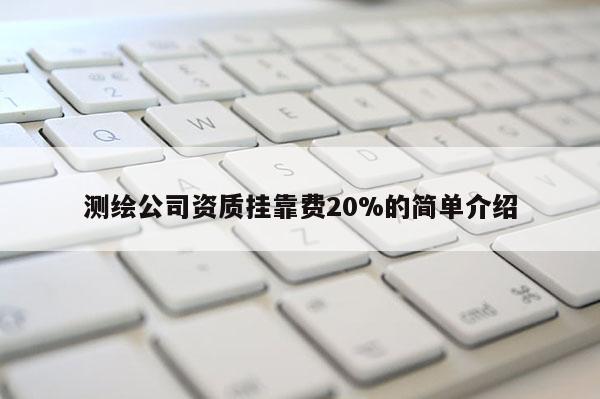 測繪公司資質掛靠費20%的簡單介紹