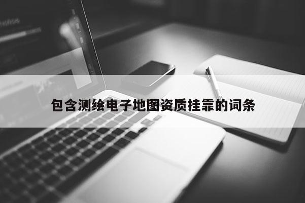 包含測繪電子地圖資質掛靠的詞條